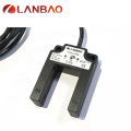 LANBAO 30mm proximity position sensor PNP NO+NC U type photoelectric sensor